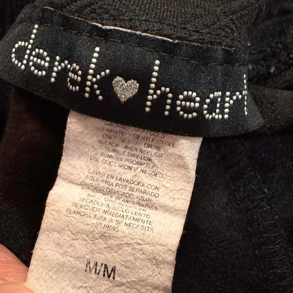 Derek Heart Classic Black Pencil Skirt MEDIUM